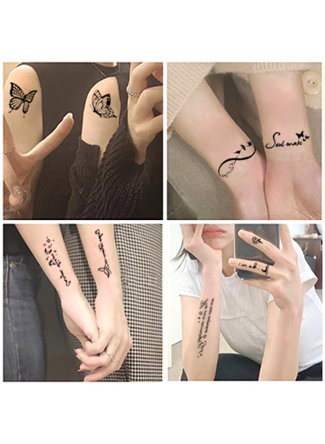 MANBO 30 Designs Disposable Temporary Tattoos,  Toy Tattoo Stickers - Image 4